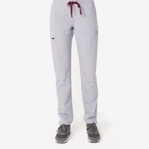 FIGS Yola scrub pants - Cement - Small Tall